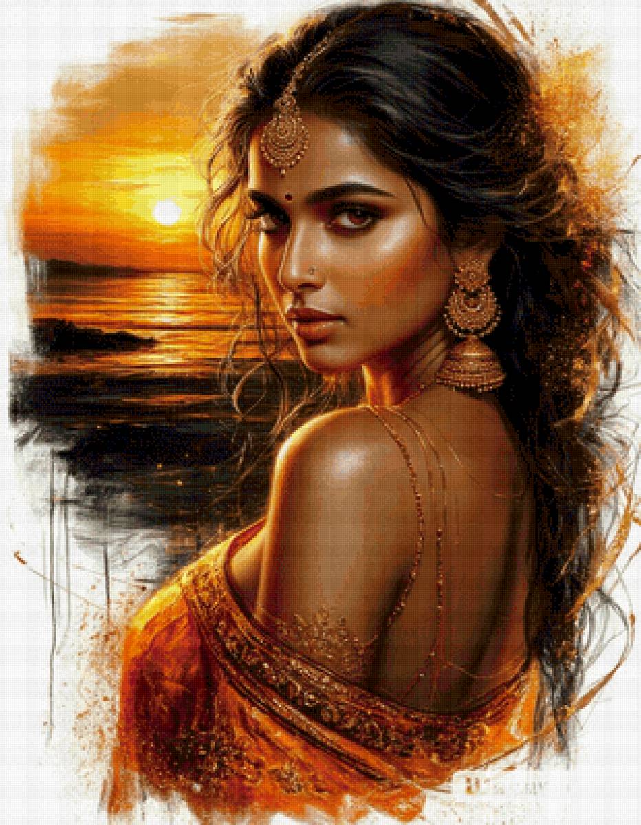 В лучах заката - предпросмотр