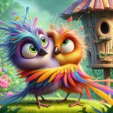 Схема вышивки «Птицы»