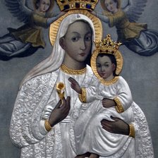 Схема вышивки «Matka Boża Ciechanowiecka»