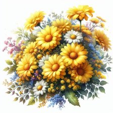 Схема вышивки «цветы»