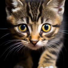 Схема вышивки «кот»