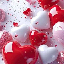 Схема вышивки «Сердца»