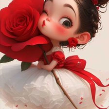 Схема вышивки «Девочка»