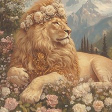 Схема вышивки «Аслан»