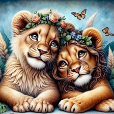 Схема вышивки «животные»