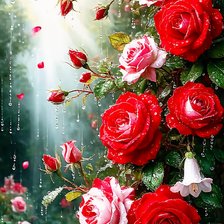 Схема вышивки «В летнем саду»