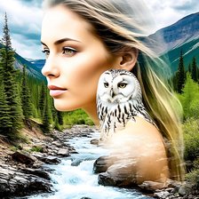 Схема вышивки «Душа гор»