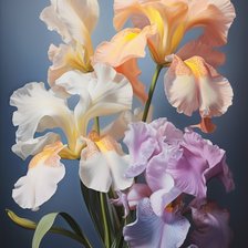 Схема вышивки «Ирисы»