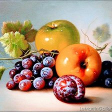 Схема вышивки «Фрукты»