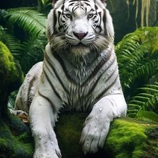 Схема вышивки «Тигр»