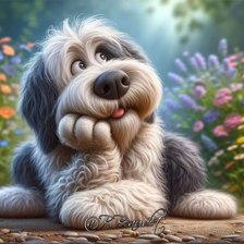 Схема вышивки «Интересно, как мне порадовать хозяина?»