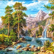 Схема вышивки «Природа»