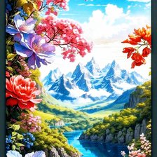 Схема вышивки «Природа»