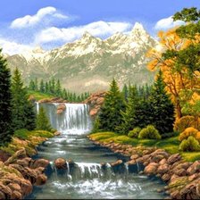 Схема вышивки «Природа»