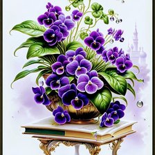 Схема вышивки «Цветы»