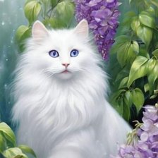 Схема вышивки «В сирени»