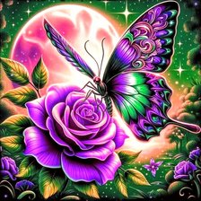 Схема вышивки «Цветы»