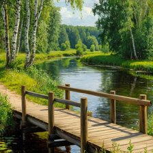 Схема вышивки «пейзаж»