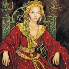 Схема вышивки «королева Гвиневра»