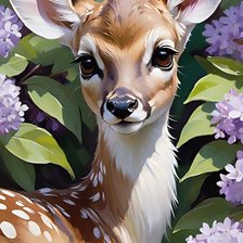 Схема вышивки «Олень»