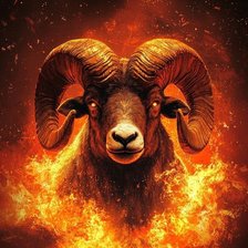 Схема вышивки «Овен»