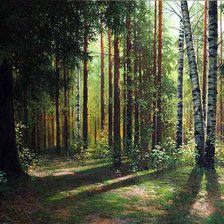 Схема вышивки «Лес. Сергей Трухан»