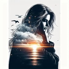 Схема вышивки «В ожидании рассвета»