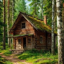 Схема вышивки «пейзаж»