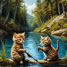 Схема вышивки «пейзаж»