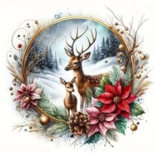 Схема вышивки «В ожидании праздника»