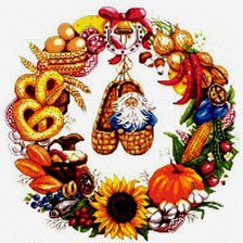 Схема вышивки «венок изобилия»