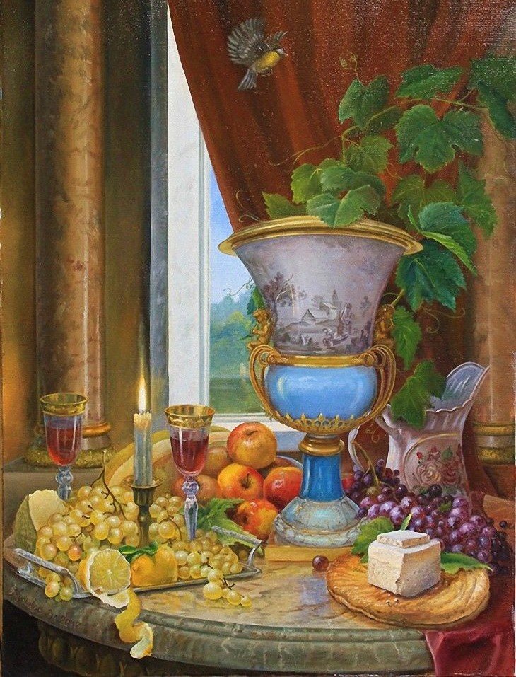 Худ. Владимир Куликов - владимир куликов, натюрморт - оригинал