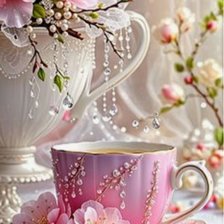 Схема вышивки «Утренний чай»