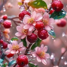 Схема вышивки «Вишня🍒»