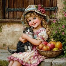 Схема вышивки «счастливое детство»