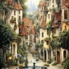 Схема вышивки «paisajes»