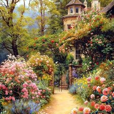 Схема вышивки «paisajes»