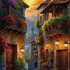 Схема вышивки «paisajes»