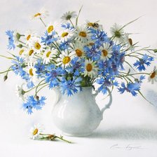 Схема вышивки «Полевые цветы»