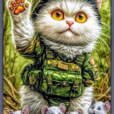 Схема вышивки «Кошки»