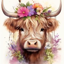 Схема вышивки «Бычок»