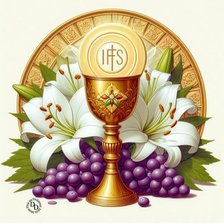 Схема вышивки «Cáliz y hostia»