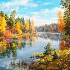 Схема вышивки «осень»