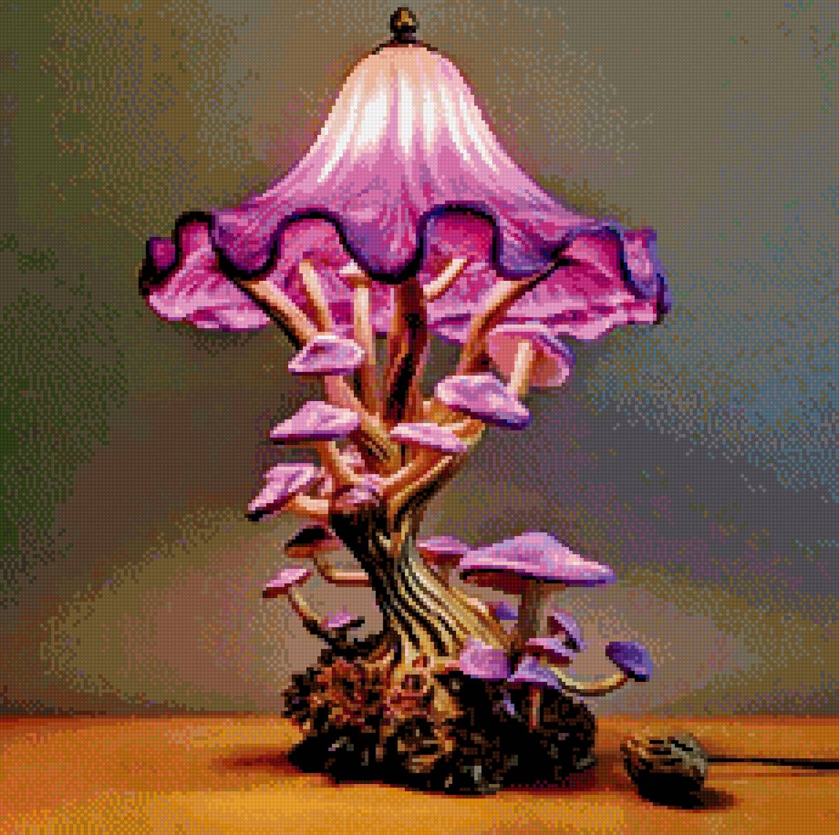 Лампа - грибы - предпросмотр