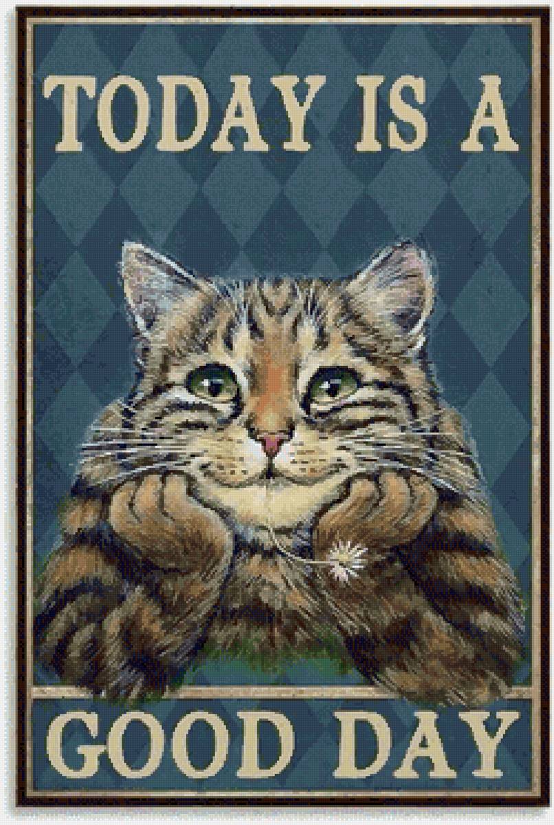 Gato antiguo - cartel gato antiguo - предпросмотр