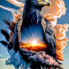 Схема вышивки «Орел»