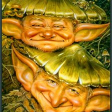 Схема вышивки «Лес»