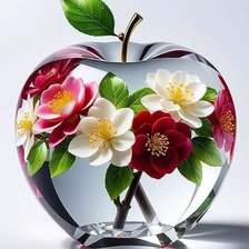 Схема вышивки «Волшебное яблоко 1»