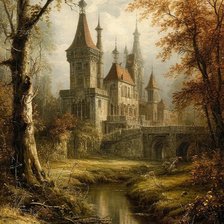 Схема вышивки «Старая Англия»