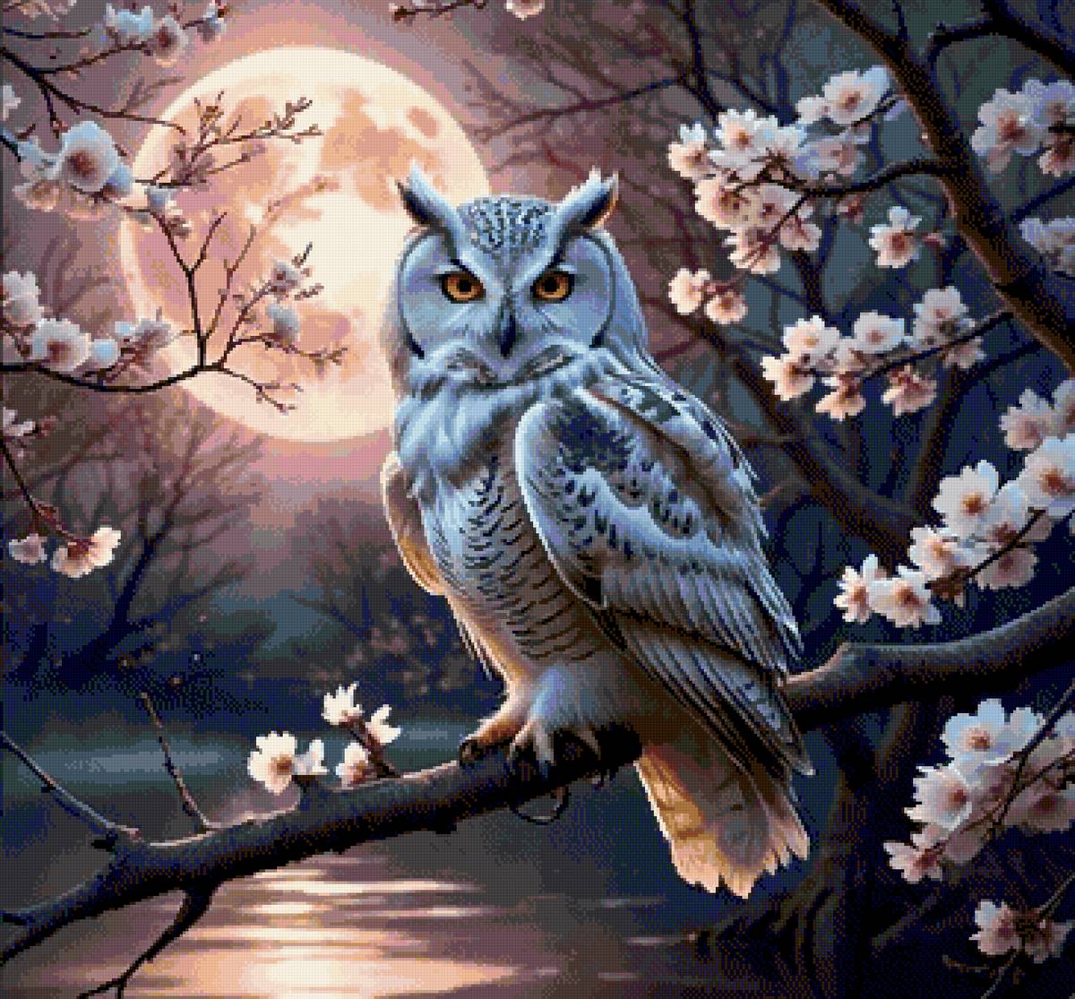 ночная красавица в лунном свете - предпросмотр